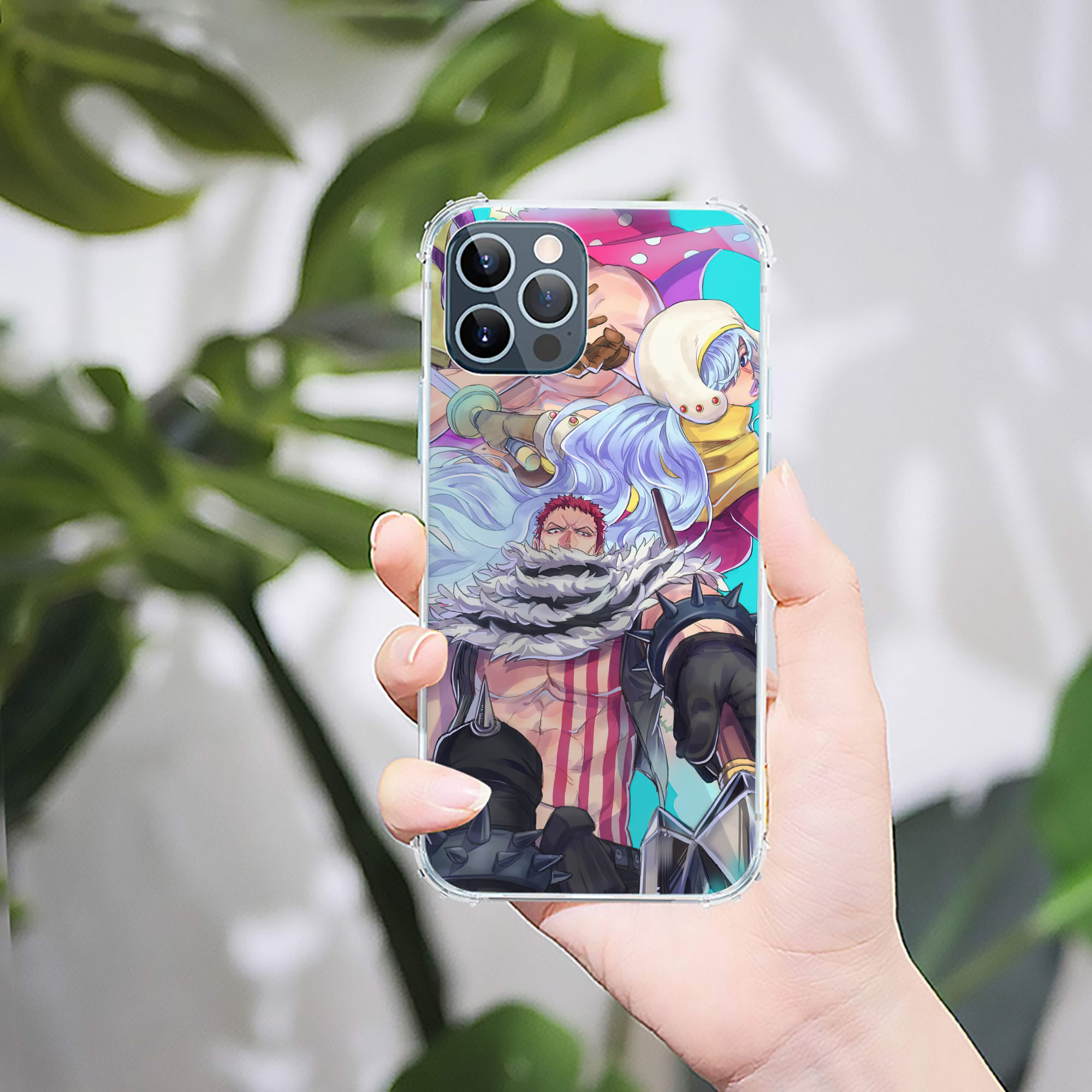 （画像用） ワンピース ONE PIECE 【iPhone 12シリーズ対応】透明スマホケース（クリアソフトケース）
